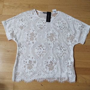 🛍️Storybuk lace short sleeve top